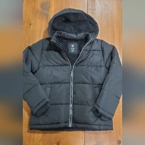Black Kids Puffer Jacket